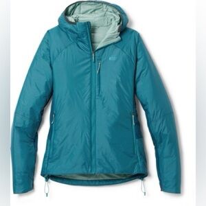 REI Co-op Flash Insulated Hybrid Hoodie - Women's 3X tidal blue
